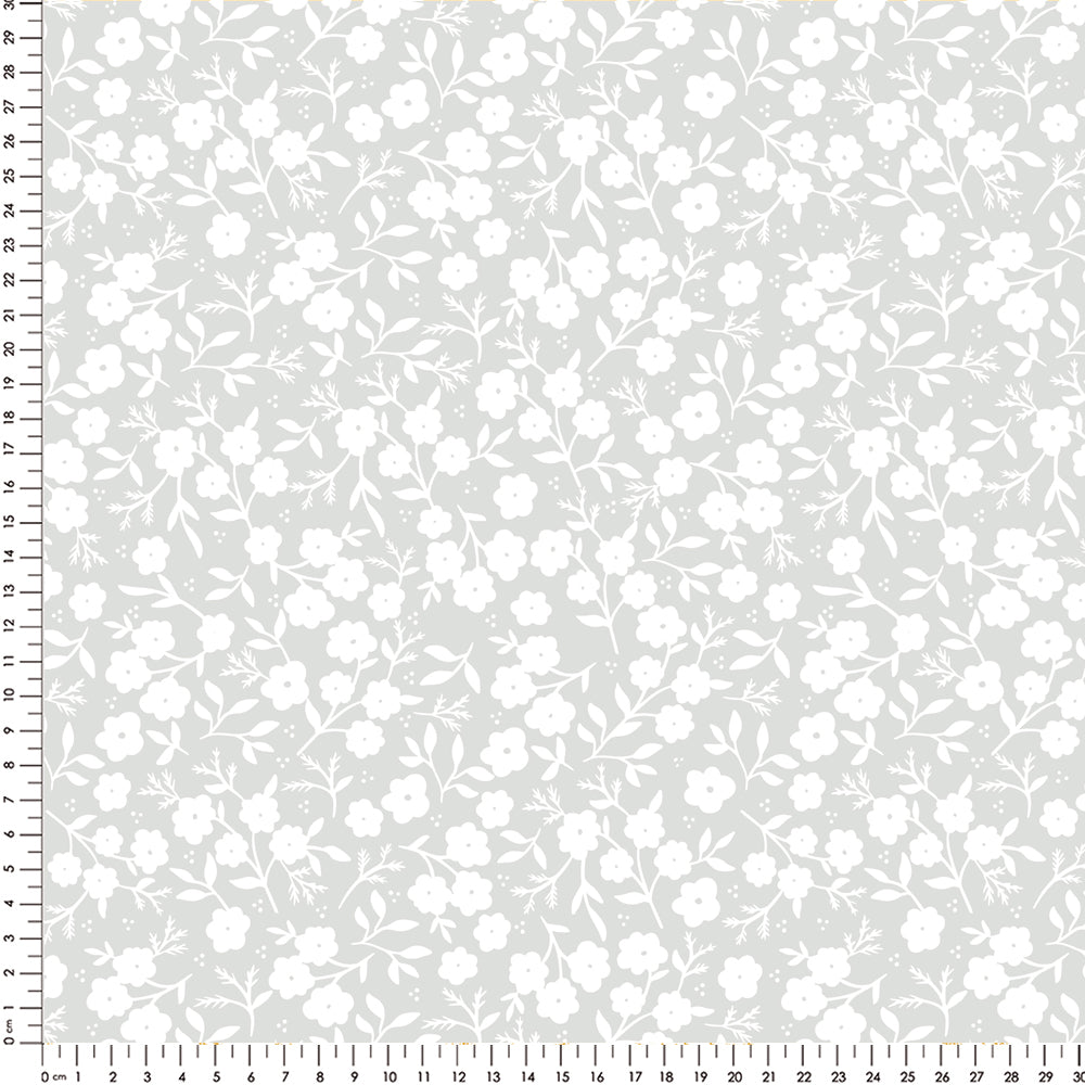Papel Mini Liberty Cinza  ( Faixa 1.70 H )