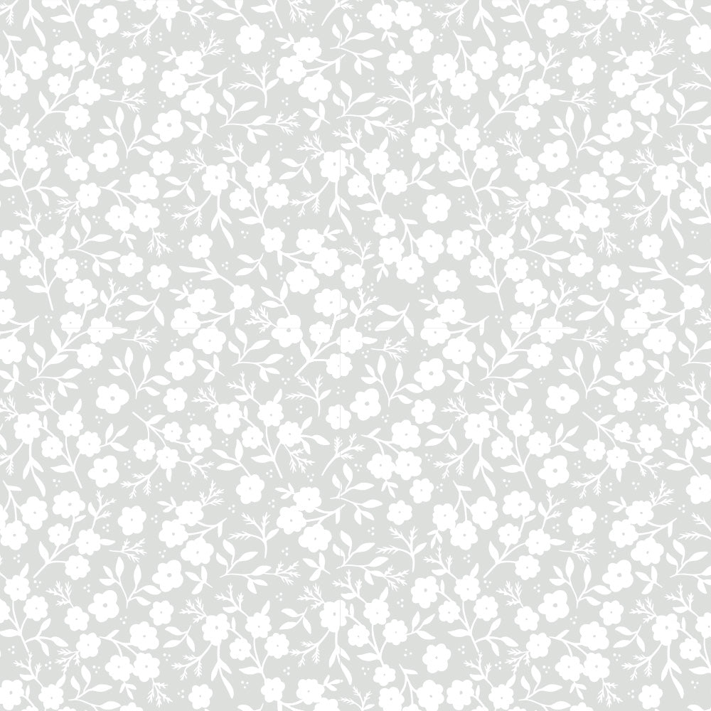 Papel Mini Liberty Cinza  ( Faixa 3.40 H )
