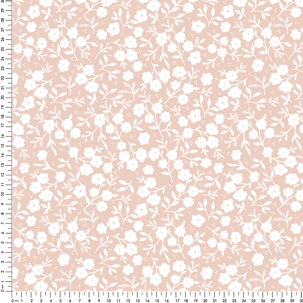 Papel Mini Liberty Rosa Quartz  ( Faixa 1.70 H )