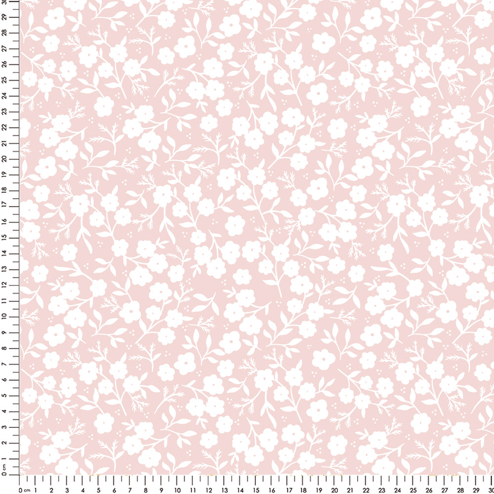 Papel Mini Liberty Rosa  ( Faixa 1.70 H )