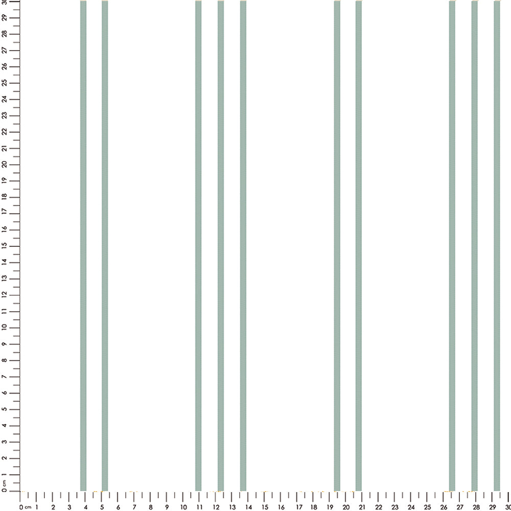 Papel Listra Tripla Verde Celadon ( Faixa 2.80 H )