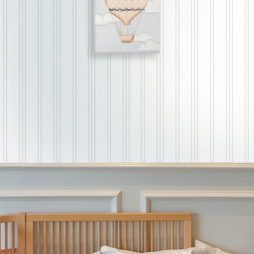 Papel Listra Tripla Cinza ( Faixa 2.80 H )