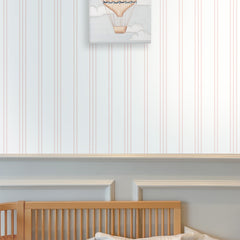 Papel Listra Tripla Rosa  ( Faixa 2.80 H )