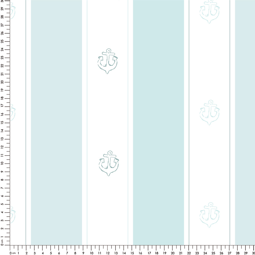 Papel Listras Ancora  ( Faixa 1.70 H )