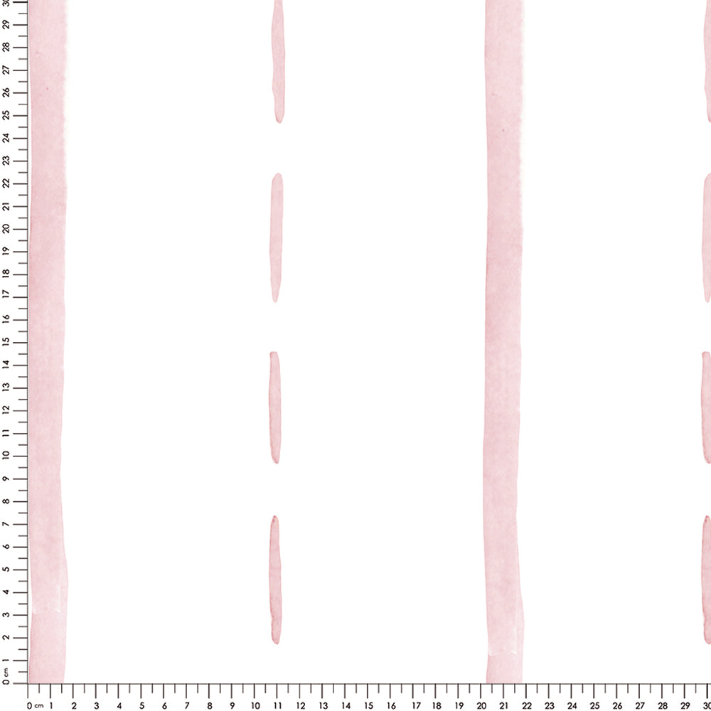 Papel Listras Aquareladas Rosa ( Faixa 1.70 H )
