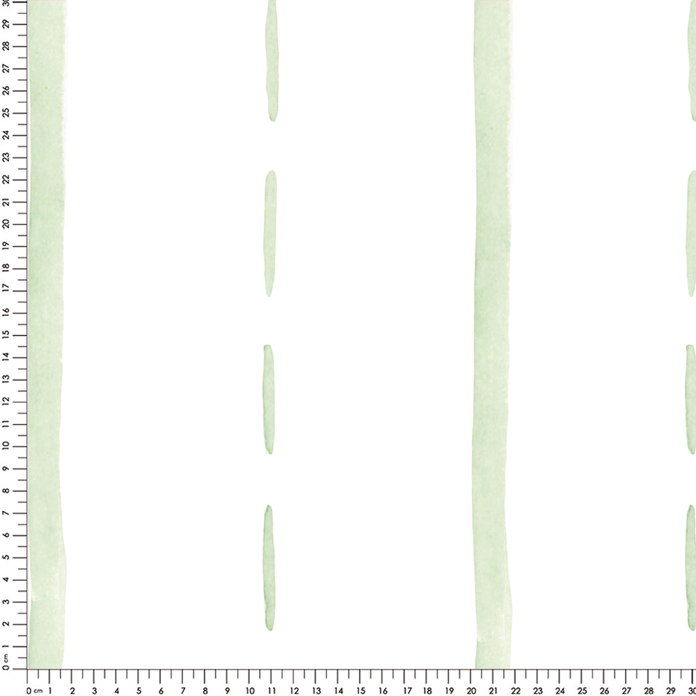 Papel Listras Aquareladas Verde Floresta ( Faixa 1.70 H )