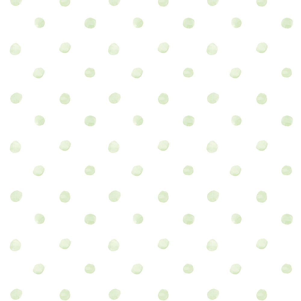 Papel Poá Aquarelado Mini Verde Floresta ( Faixa 2.80 H )