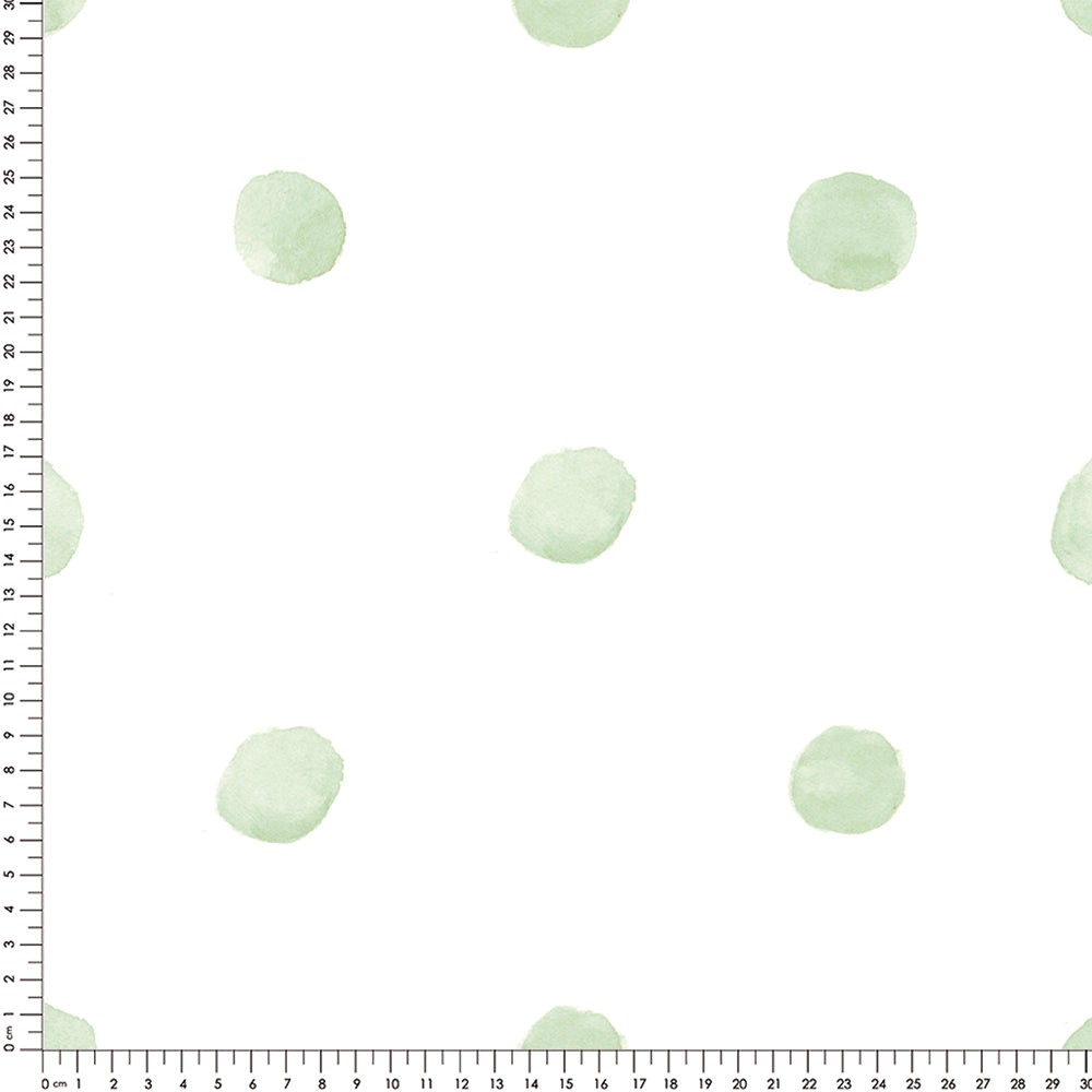 Papel Poá Aquarelado Verde Floresta ( Faixa 2.80 H )