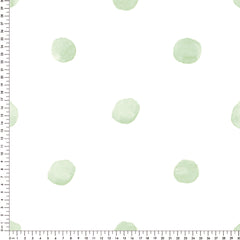 Papel Poá Aquarelado Verde Floresta ( Faixa 2.80 H )