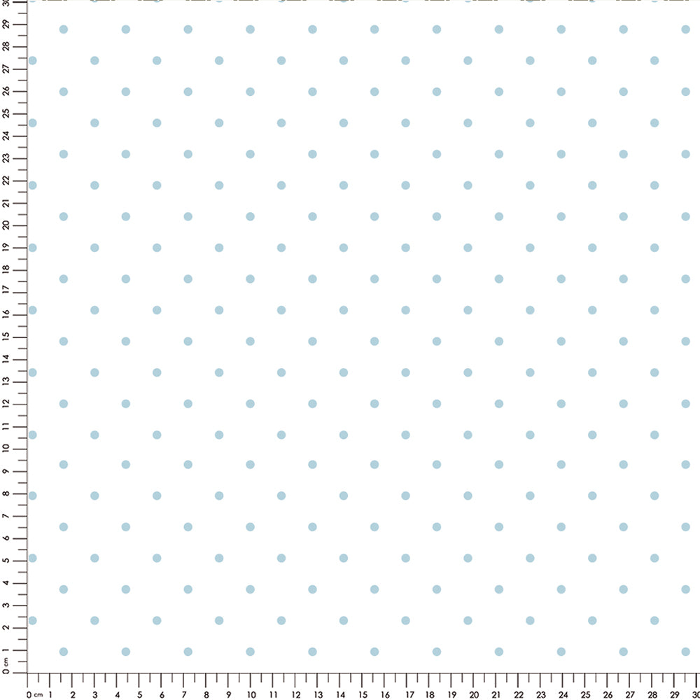 Papel Mini Poá Azul Quartz ( Faixa 2.80 H )