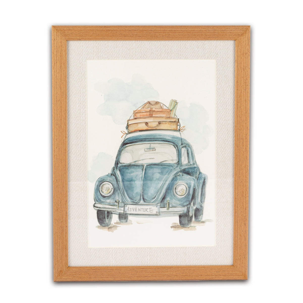 Quadro Aquarela Fusca