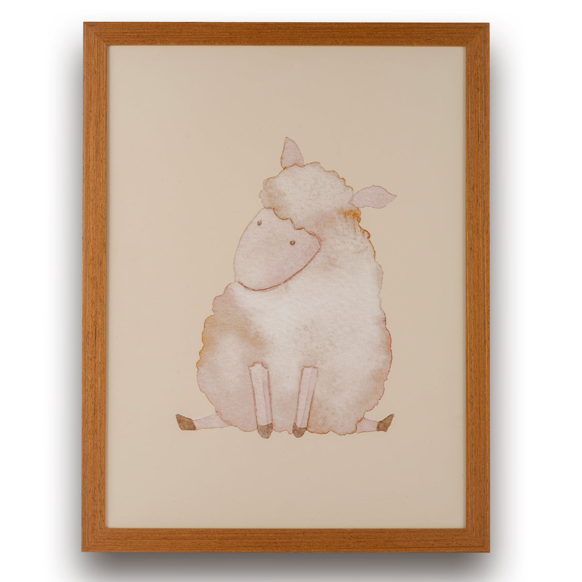 Quadro Ovelha Sentada