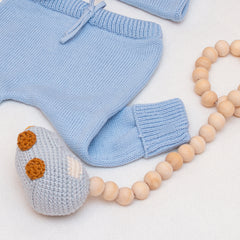 Calça Tricot Azul ( M )