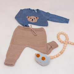 Calça Tricot Bege (P)