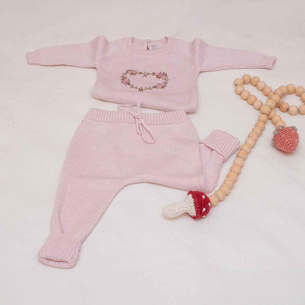 Calça Tricot Rosa (1)