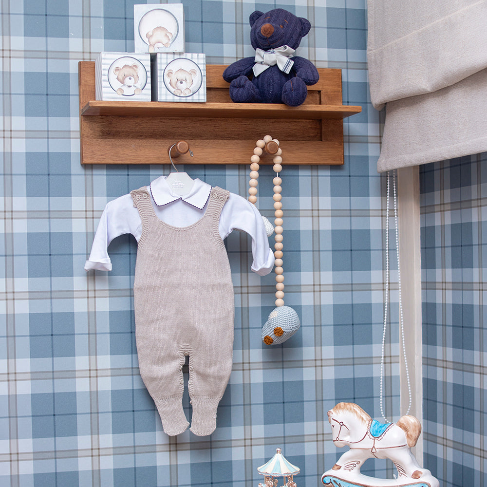 Kit Conjunto Casaco + Jardineira  (PP)