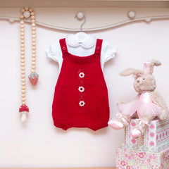 Romper Flor De Joaninha Vermelho (G)