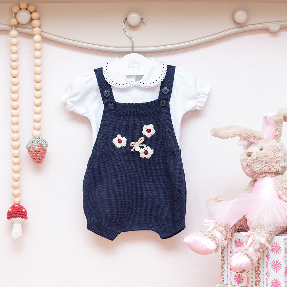 Romper Joaninha Azul Marinho (P)