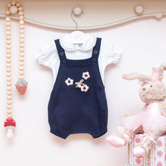 Romper Joaninha Azul Marinho (P)