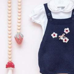 Romper Joaninha Azul Marinho (M)