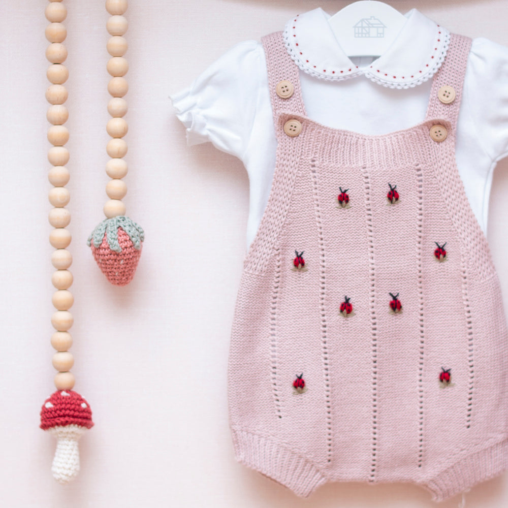 Romper Joaninha Rose (M)