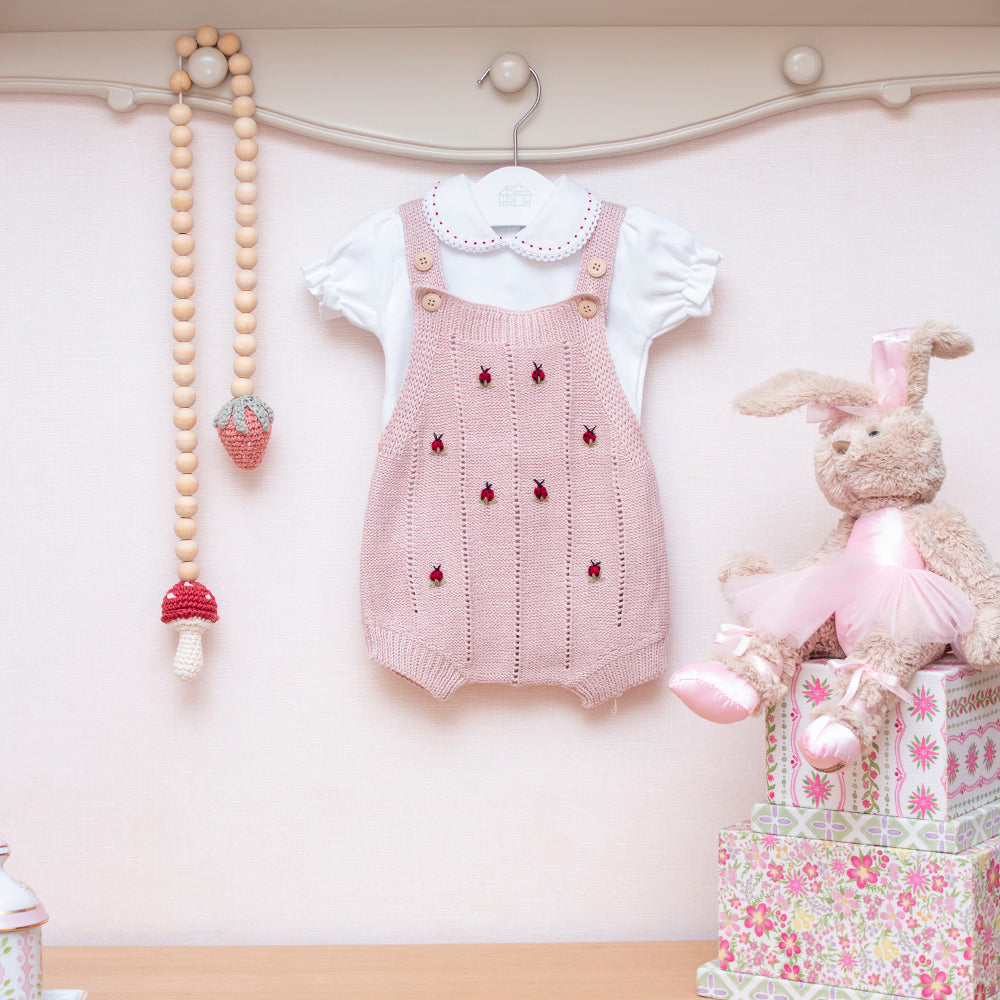 Romper Joaninha Rose (G)