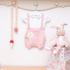 Romper Margarida Rosa  (P)