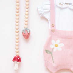Romper Margarida Rosa  (P)