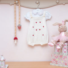 Romper Morango OFF WHITE ( M )