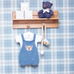 Romper Ursinho Azul  (P)