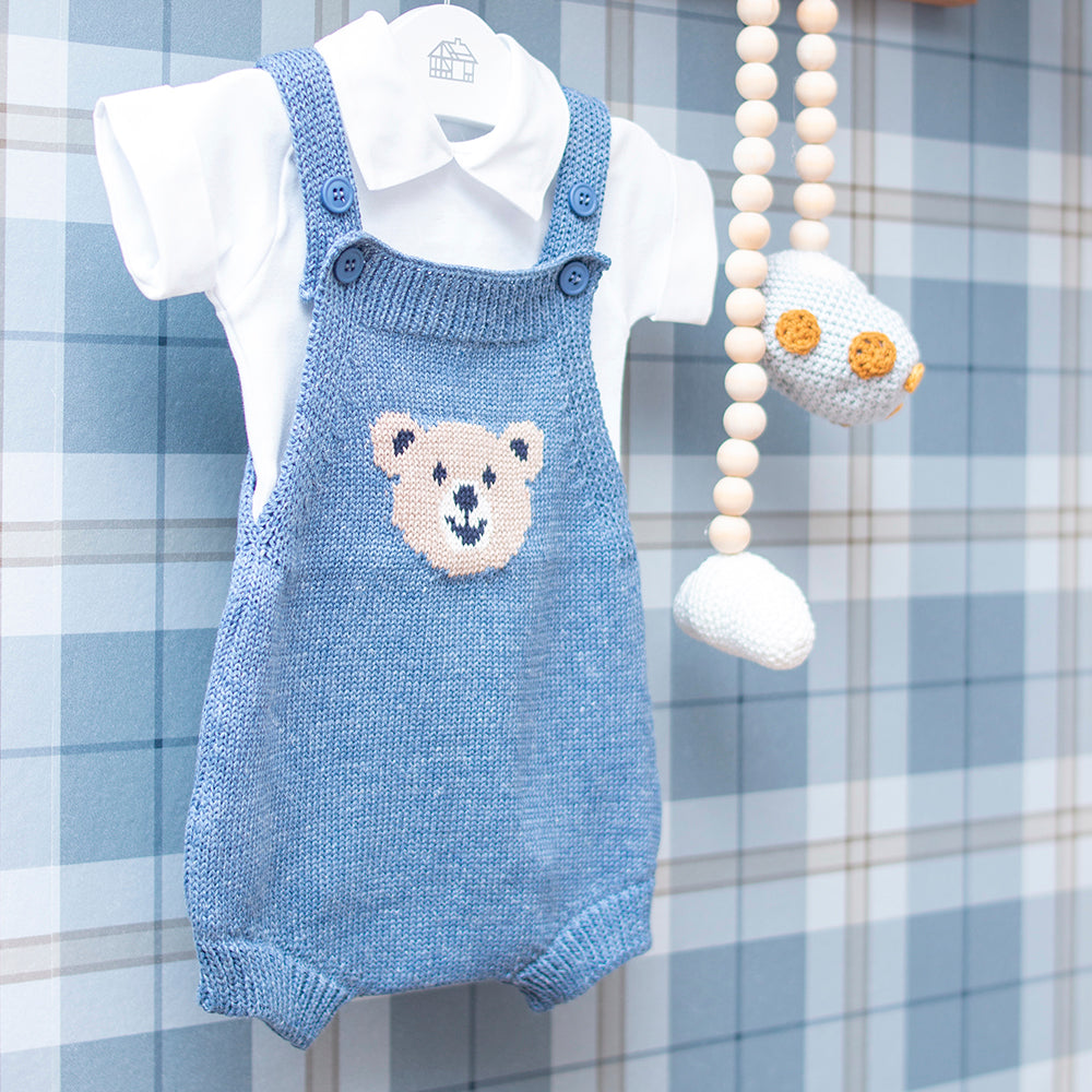 Romper Ursinho Azul  (P)