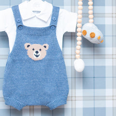 Romper Ursinho Azul  (P)