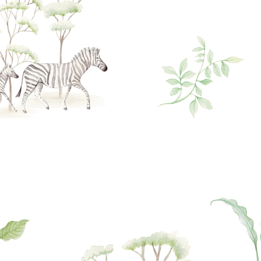 Papel Toile Safari Aquarelado ( Faixa 3.40 H )