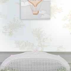 Papel Toile De Urso Bege ( Faixa 3.40 H )