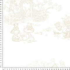 Papel Toile De Urso Bege ( Faixa 3.40 H )