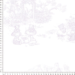 Papel Toile De Urso Lilás ( Faixa 3.40 H )