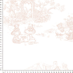 Papel Toile De Urso Rosa Quartz  ( Faixa 1.70 H )