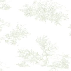 Papel Toile De Urso Verde Floresta ( Faixa 1.70 H )