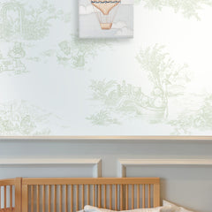Papel Toile De Urso Verde Floresta ( Faixa 1.70 H )