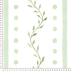 Papel Volutas Poá Verde Floresta  ( Faixa 2.80 H )
