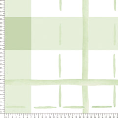 Papel Xadrez Aquarelado Verde Floresta ( Faixa 1.70 H )