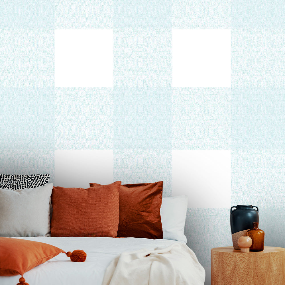 Papel Xadrez Sense Mini Azul Quartz ( Faixa 1.70 H )
