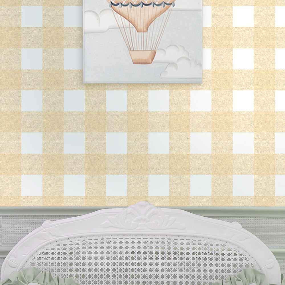 Papel Xadrez Sense Mini Amarelo ( Faixa 2.80 H )