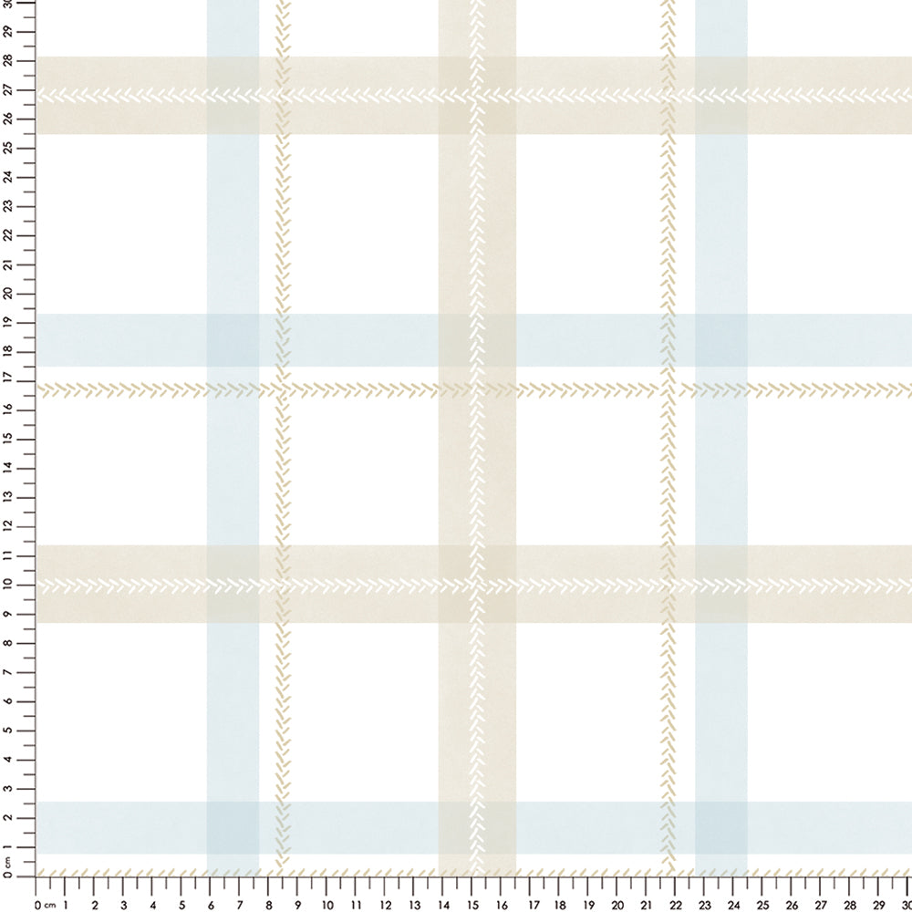 Papel Xadrez Equestre Azul ( Faixa 3.40H )