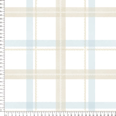 Papel Xadrez Equestre Azul ( Faixa 3.40H )