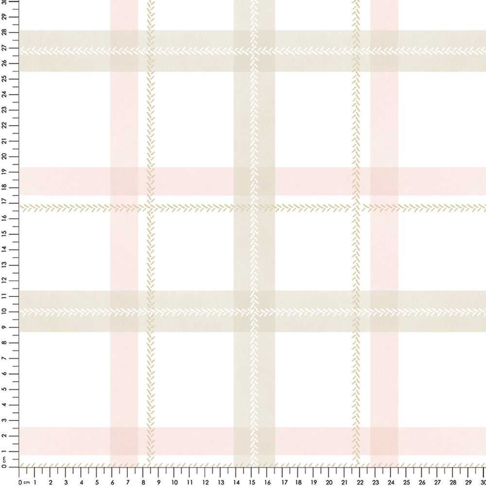 Papel Xadrez Equestre Rosa ( Faixa 1.70H )