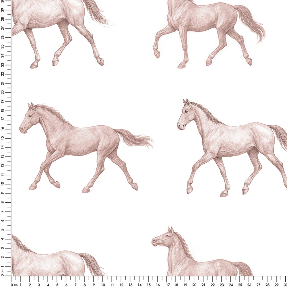 Papel Cavalos Kids Rosa ( Faixa 3.40H )