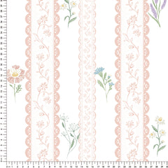 Papel Listra Renda Rosa ( Faixa 3.40 H )