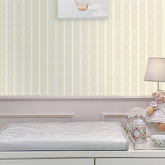 Papel Listras Girassol Bege  ( Faixa 2.80 H )